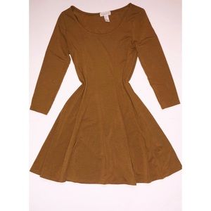 Brown Creamy Forever21 Dress